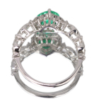 �n�[�g�V�F�C�v�G�������h 0.7ct �_�C�������h 0.3ct �v���`�i �����O(�w��)