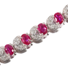 ���r�[ 6.8ct �_�C�������h 1.0ct �z���C�g�S�[���h �u���X���b�g