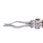 ���r�[ 6.8ct �_�C�������h 1.0ct �z���C�g�S�[���h �u���X���b�g