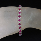 ���r�[ 6.8ct �_�C�������h 1.0ct �z���C�g�S�[���h �u���X���b�g