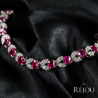 ���r�[ 6.8ct �_�C�������h 1.0ct �z���C�g�S�[���h �u���X���b�g
