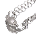 �_�C�������h 7.4ct �z���C�g�S�[���h �l�b�N���X