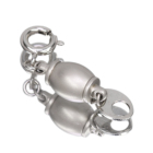 �_�C�������h 7.4ct �z���C�g�S�[���h �l�b�N���X
