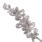 �_�C�������h 7.4ct �z���C�g�S�[���h �l�b�N���X