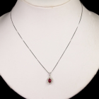 ����M�s�W�����u���b�h���r�[ 0.5ct �C�G���[�_�C�������h 0.13ct �_�C�������h �v���`�i �l�b�N���X