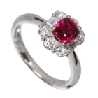 ����M���r�[ 1.0ct �_�C�������h ��0.6ct �v���`�i �����O(�w��)