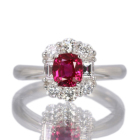 ����M���r�[ 1.0ct �_�C�������h ��0.6ct �v���`�i �����O(�w��)