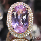 �N���c�@�C�g 20ct �_�C�������h 1.3ct �s���N�S�[���h �����O(�w��)