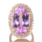 �N���c�@�C�g 20ct �_�C�������h 1.3ct �s���N�S�[���h �����O(�w��)