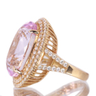 �N���c�@�C�g 20ct �_�C�������h 1.3ct �s���N�S�[���h �����O(�w��)