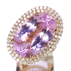 �N���c�@�C�g 20ct �_�C�������h 1.3ct �s���N�S�[���h �����O(�w��)