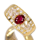 �s�W�����u���b�h���r�[ ��0.8ct �_�C�������h1.0 ct �C�G���[�S�[���h �����O(�w��)