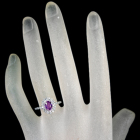 �X�������J�Y�s���N�T�t�@�C�A 1.1ct �_�C�������h 0.5ct �v���`�i �����O(�w��)