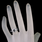 �u���b�N�_�C�������h 0.8ct �_�C�������h 0.6ct �z���C�g�S�[���h�i �����O(�w��)