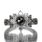 �u���b�N�_�C�������h 0.8ct �_�C�������h 0.6ct �z���C�g�S�[���h�i �����O(�w��)