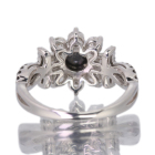 �u���b�N�_�C�������h 0.8ct �_�C�������h 0.6ct �z���C�g�S�[���h�i �����O(�w��)