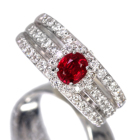 �~�����}�[�Y(�r���}�Y)�s�W�����u���b�h���r�[ 0.6ct �_�C�������h 0.5ct �v���`�i �����O(�w��)