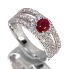 �~�����}�[�Y(�r���}�Y)�s�W�����u���b�h���r�[ 0.6ct �_�C�������h 0.5ct �v���`�i �����O(�w��)